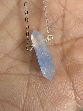 Natural Dumortierite DT Point Necklace